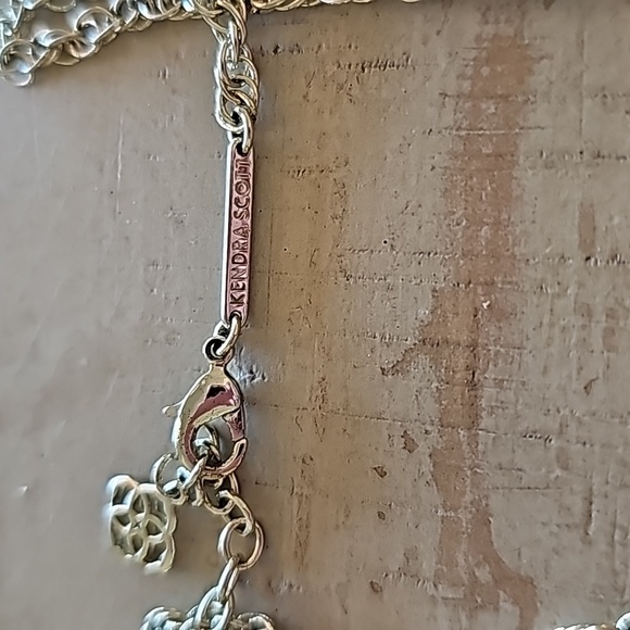 Kendra Scott Rayne Necklace, White MOP with Gold Chain - Picture 2 of 2